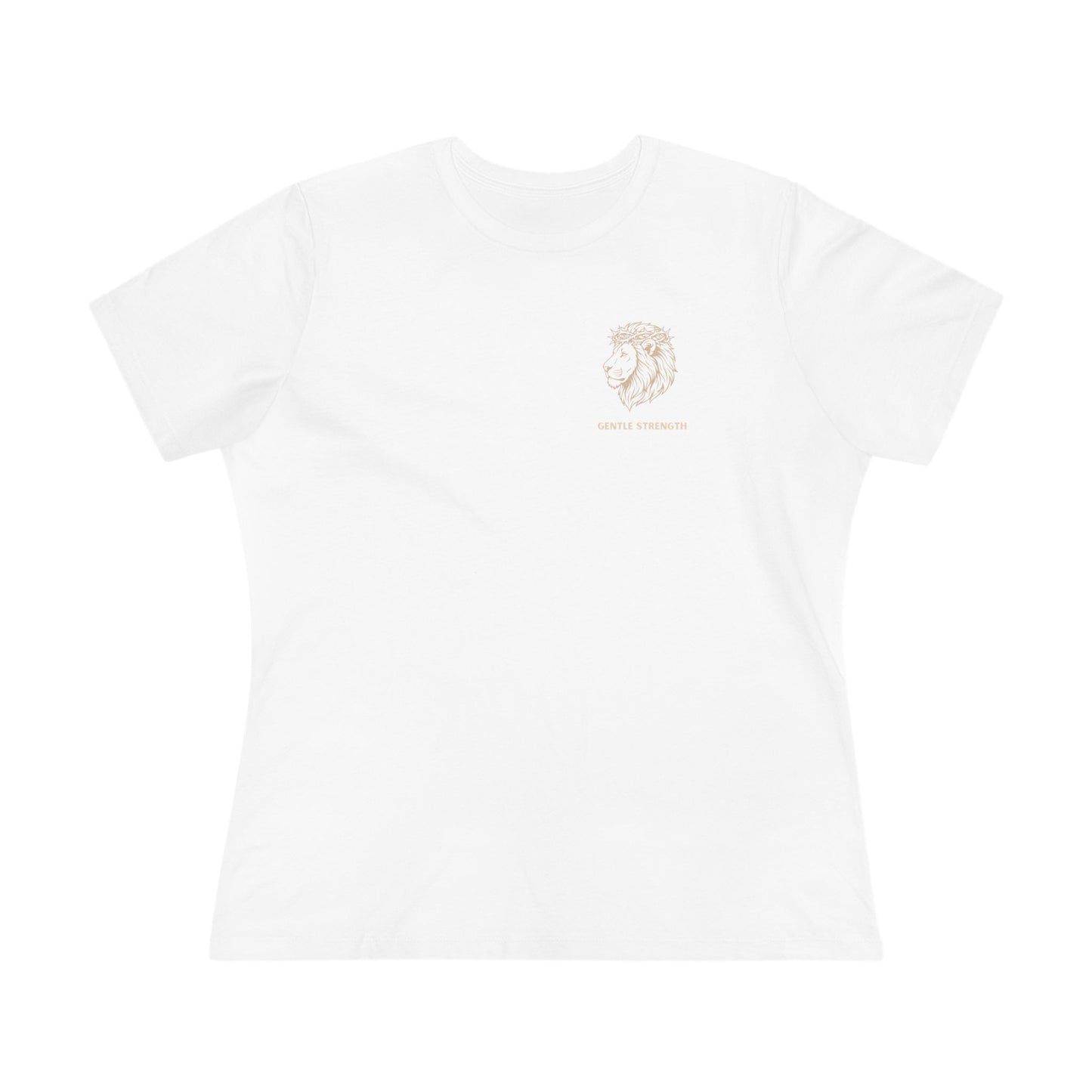 Moon & Waves Women's Tee - Minimal Beachy Graphic Cotton T-Shirt