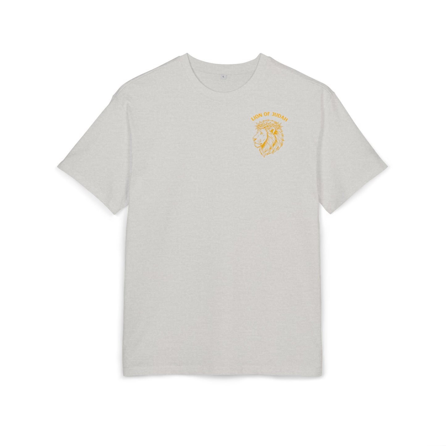 T-Shirt — “Lion of Judah” Minimal Chest Graphic Oversized Tee