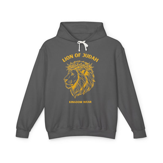 Lion of Judah Hoodie — Christian Faith Graphic Hooded Sweatshirt