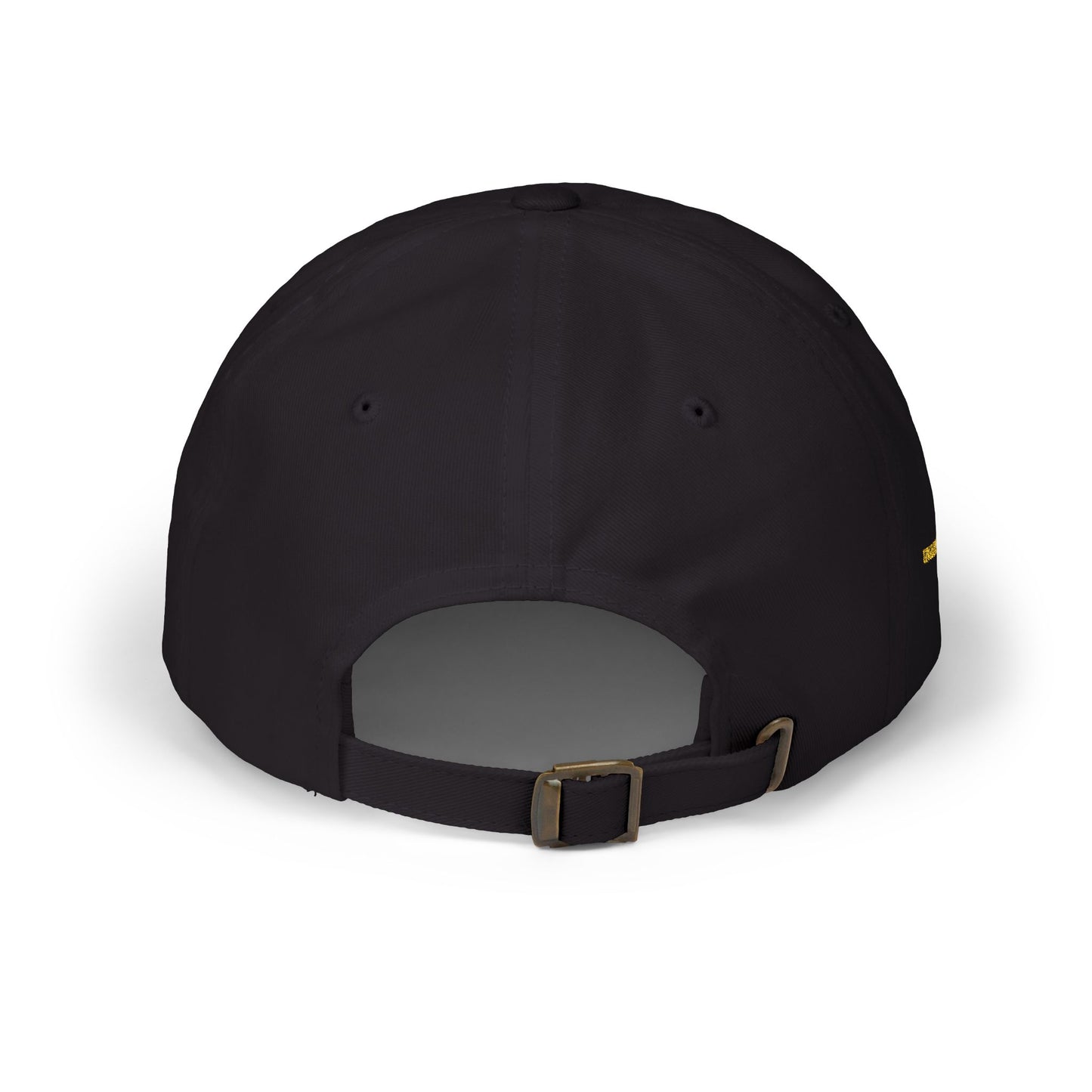 Dad Cap — Yellow Floral Lion "King of Beasts" Embroidered Hat
