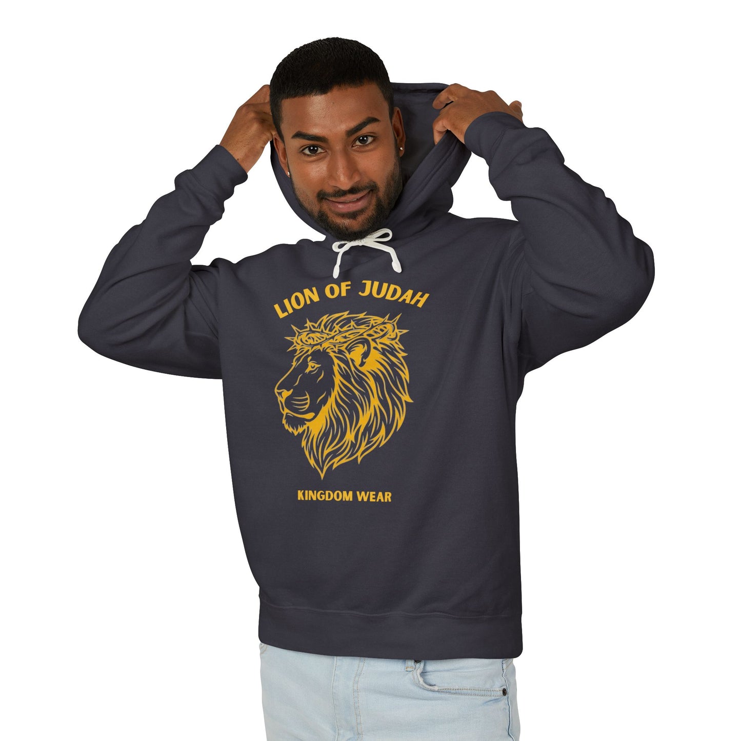 Lion of Judah Hoodie — Christian Faith Graphic Hooded Sweatshirt