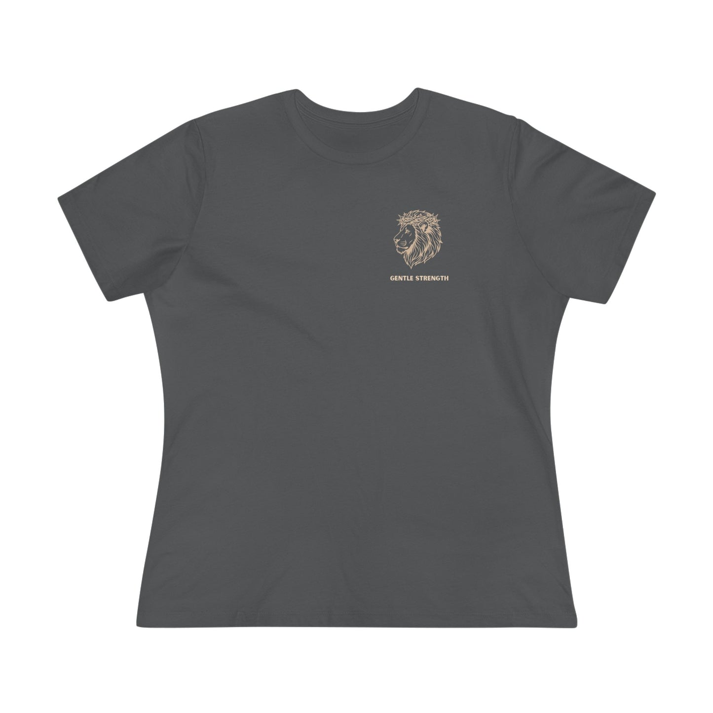 Moon & Waves Women's Tee - Minimal Beachy Graphic Cotton T-Shirt