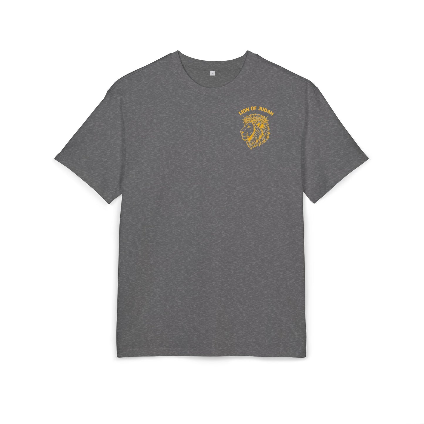 T-Shirt — “Lion of Judah” Minimal Chest Graphic Oversized Tee