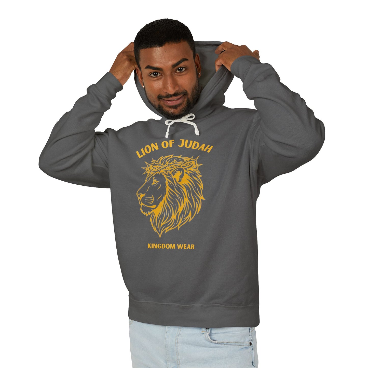 Lion of Judah Hoodie — Christian Faith Graphic Hooded Sweatshirt